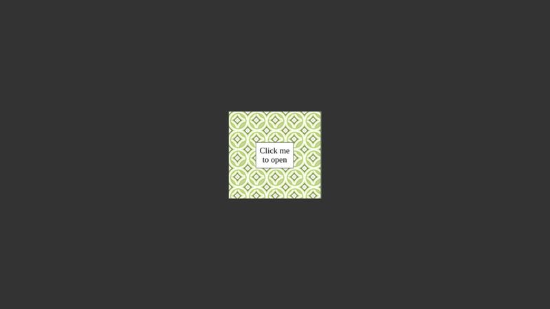 CSS Leaflet with turn page effect