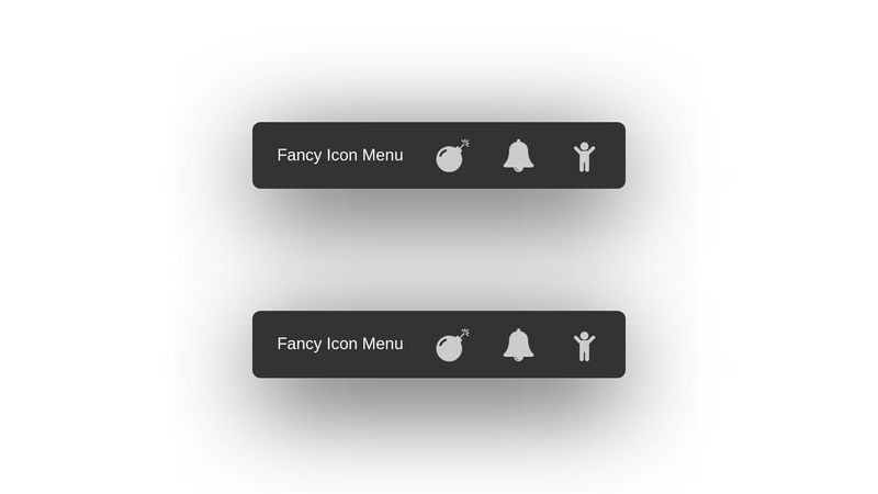 Fancy Icon Menu