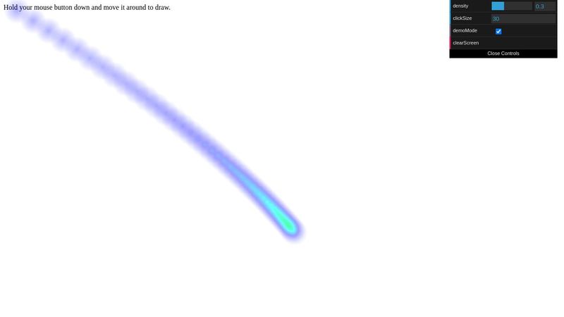 Canvas heat mapping