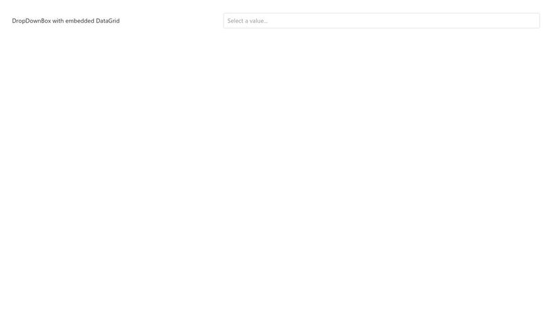 Single Selection - DevExtreme Drop Down Box