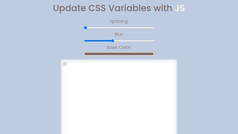 Update CSS with JS