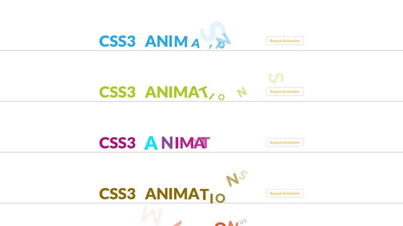 CSS Text animation
