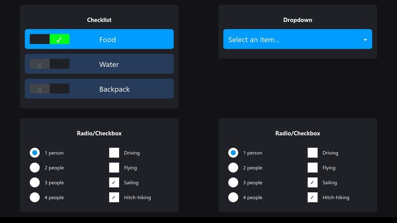 ReactJS random components