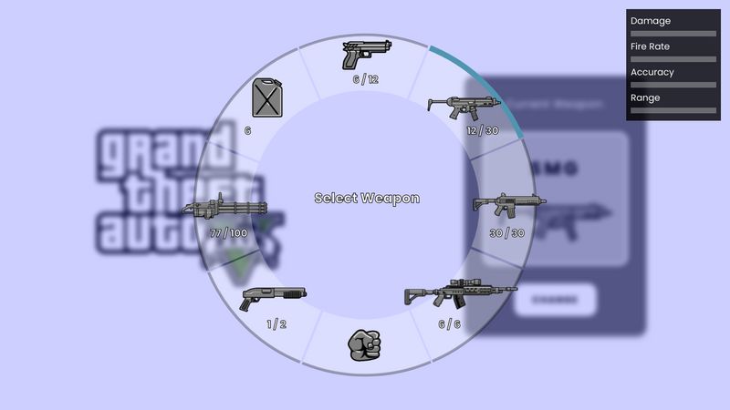 GTA V - Weapon Wheel