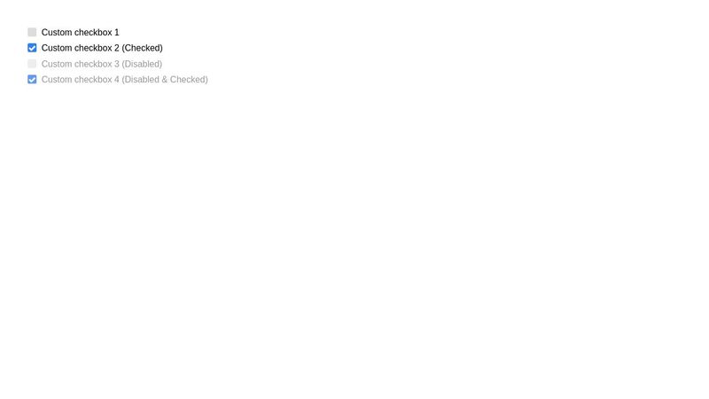 Pure CSS checkboxes with font-awesome