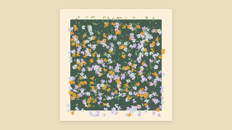 Falling Flowers - CSS Doodle