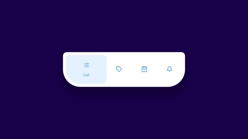 Tab Bar Menu Animation