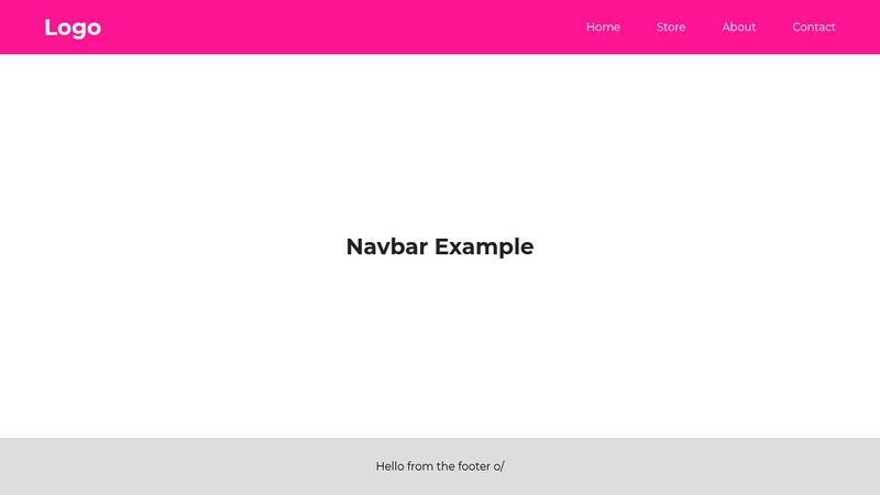 Navbar Example