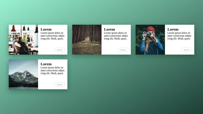 05 - horizontal cards