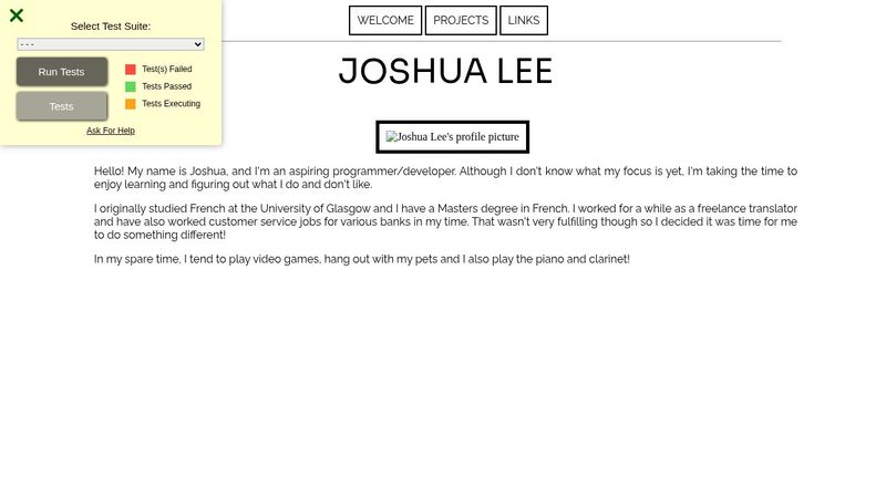 Personal Portfolio (freecodecamp)