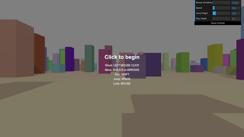 Working on a three.js FPS - some in-game screenshots : r/threejs