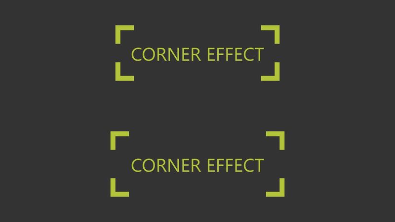 Corner Effect