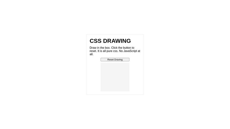 Draw in pure css