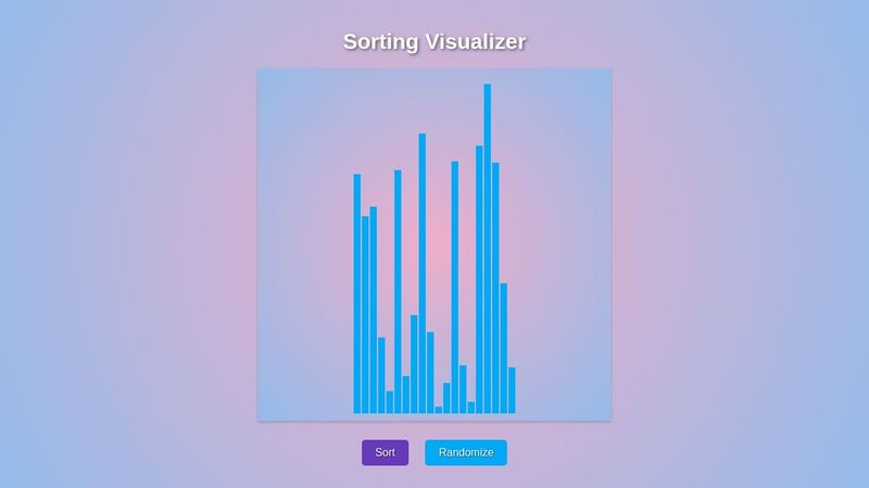 sorting visualizer