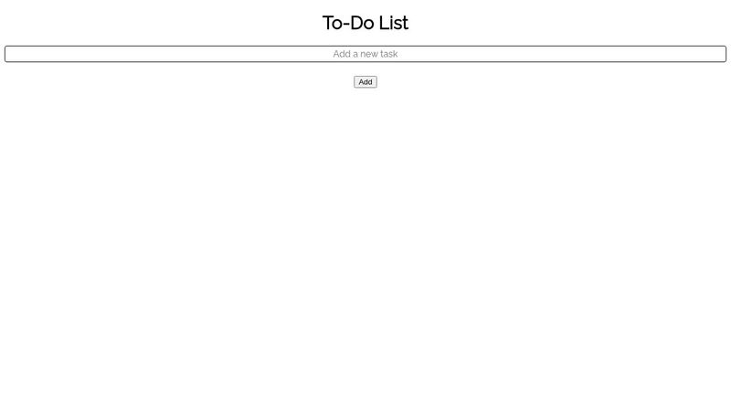to-do-list React