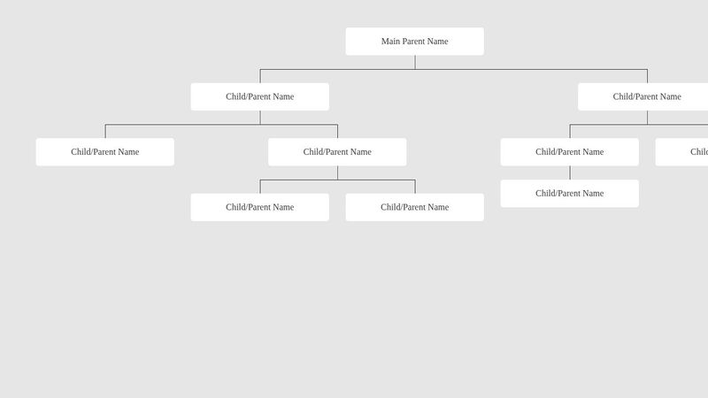 Infinite Family Tree (Pure CSS)