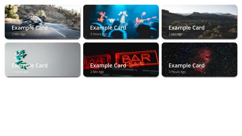 Example CSS Cards