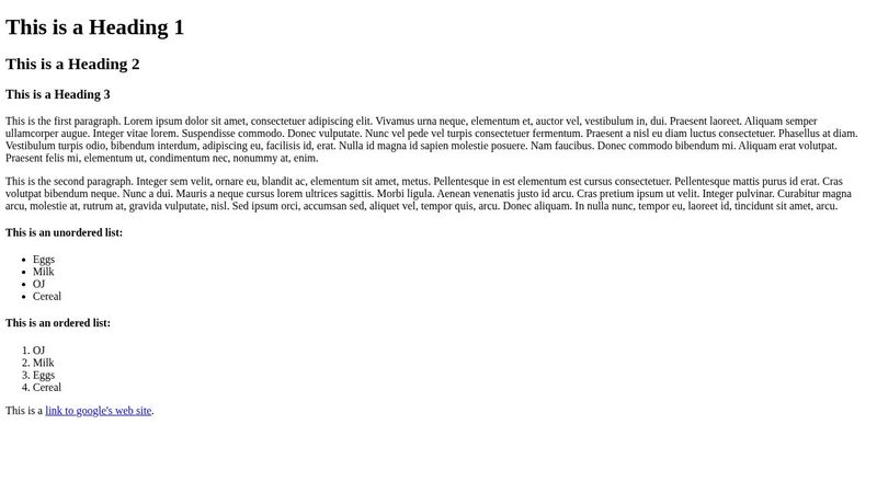 Intro to HTML Exercise - Text with HTML Markup