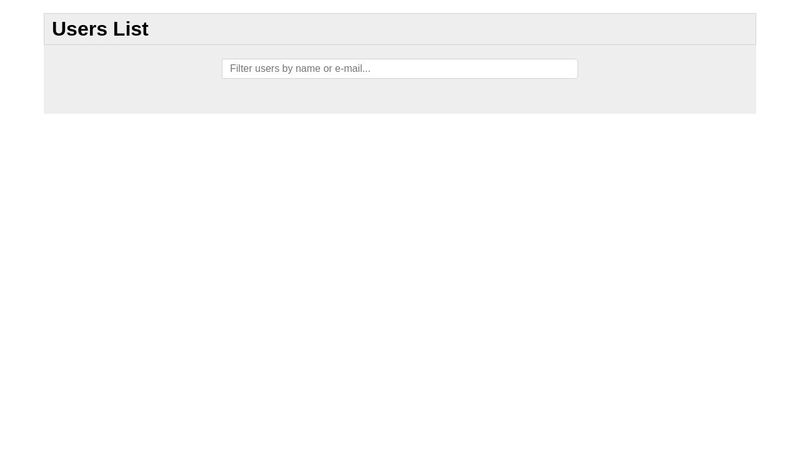 Users List With Search Filter - HTML, CSS (SCSS), JavaScript (JS)
