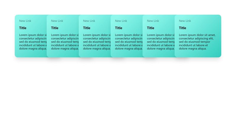 Movable Stacked Card Row in CSS by CSS-Tricks