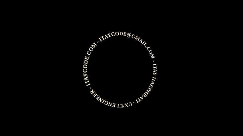 SVG CIRCLE ROUND TEXT ANIMATION