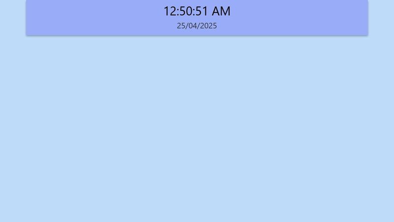 live-time-and-date-javascript