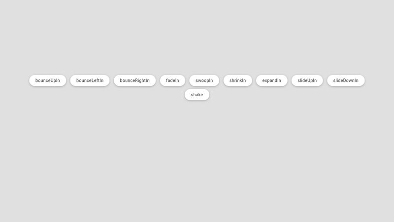 modals animations with Bootstrap library