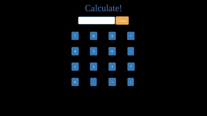 Bootstrap Calculator