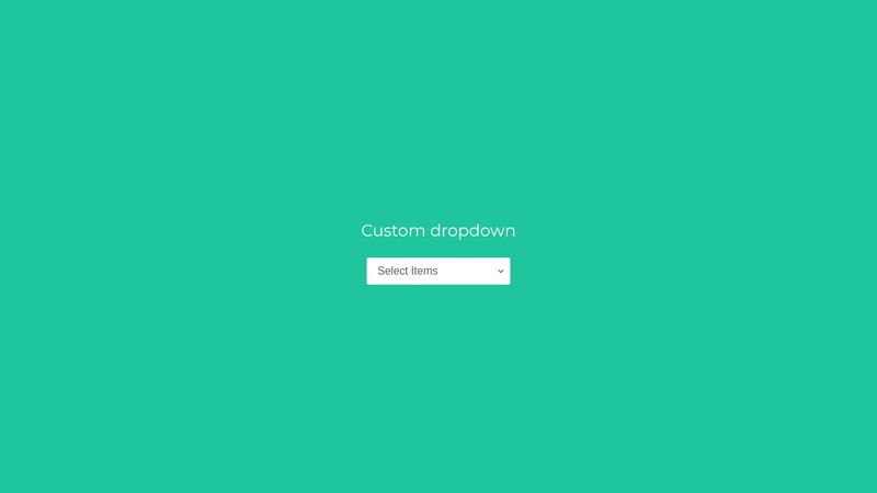 Custom Dropdown Select