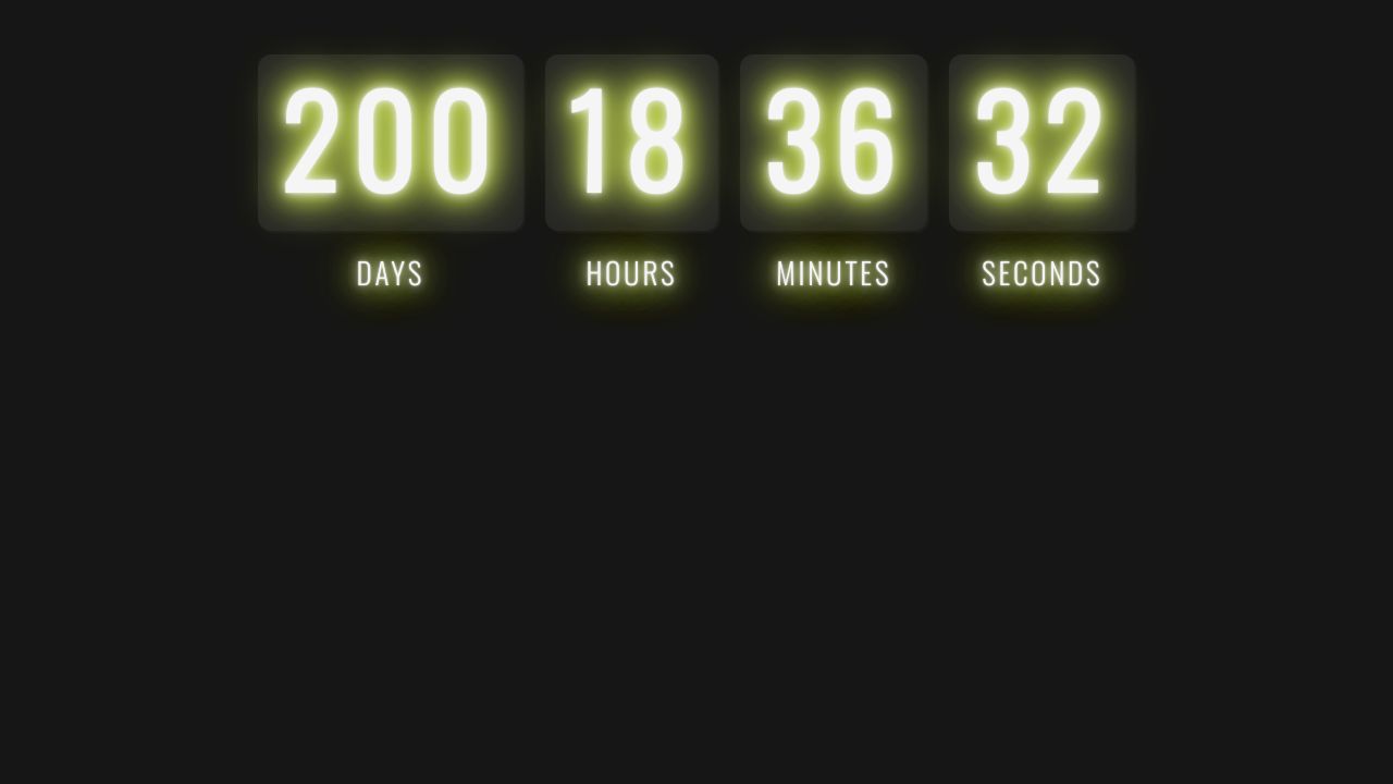 Pens tagged 'countdown-timer' on CodePen