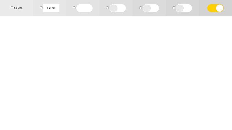 Step by step pure CSS animated toggle switch
