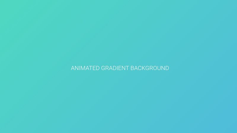Animated Gradient Background (CSS only)