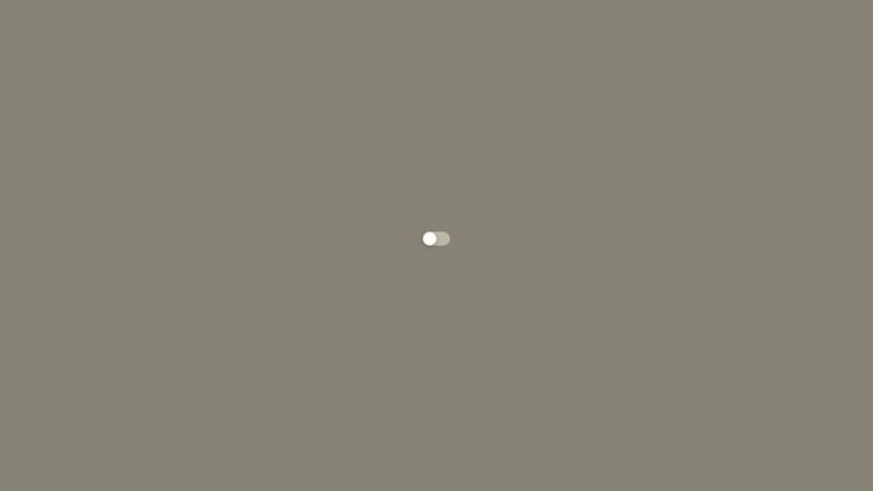 Simple CSS toggle switch