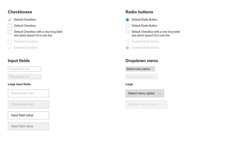 Form Elements -Check Box, Radio Buttons, Input Fields, Select Menus