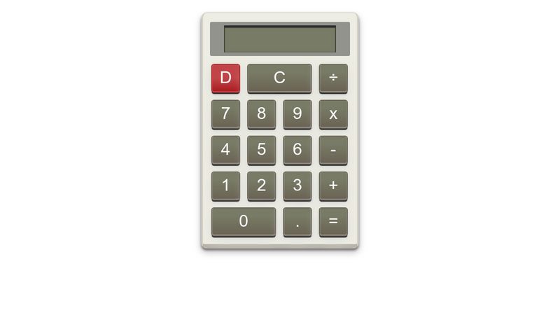 Oldschool Calculator