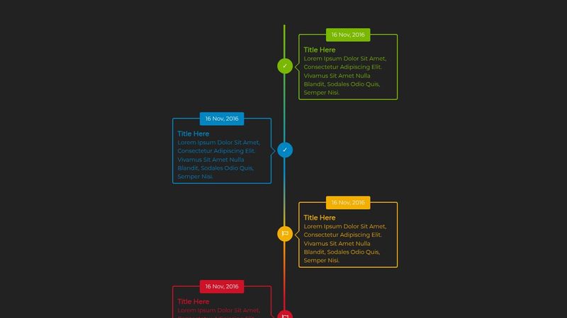 Css3 Timeline With 3D Effect