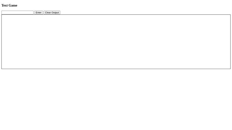 Text Based Game