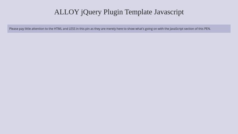 jQuery Plugin Pattern