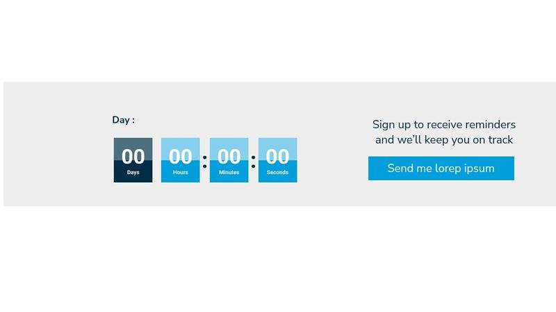 Countdown Timer with HTML / CSS / JavaScript - Waqas Bajwa (Front End Dev)