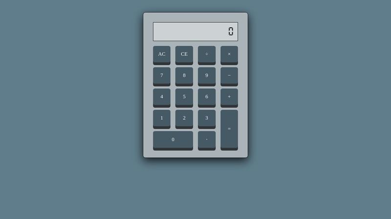 Javascript Calculator