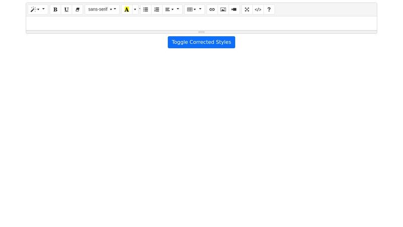 Summernote Lite, Bootstrap 5 css collision