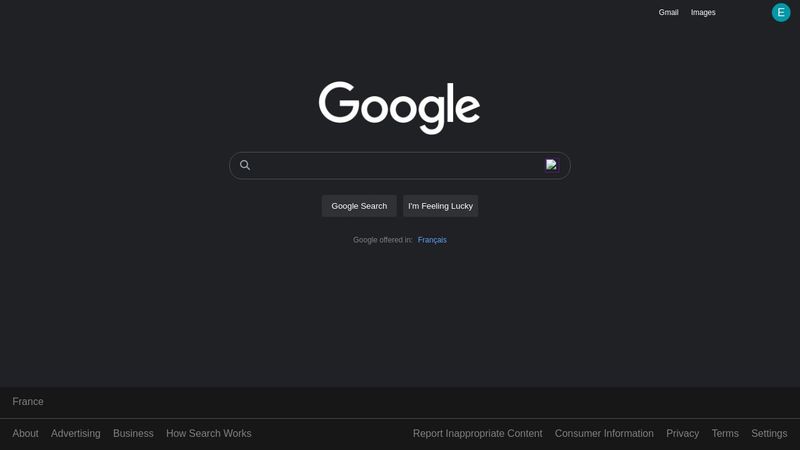 Google Homepage Clone