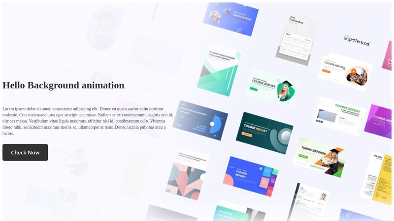 CodePen Home WPS animation background -recreate [css-only]