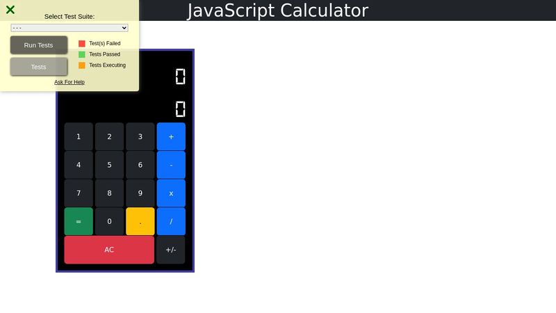JavaScript Calculator