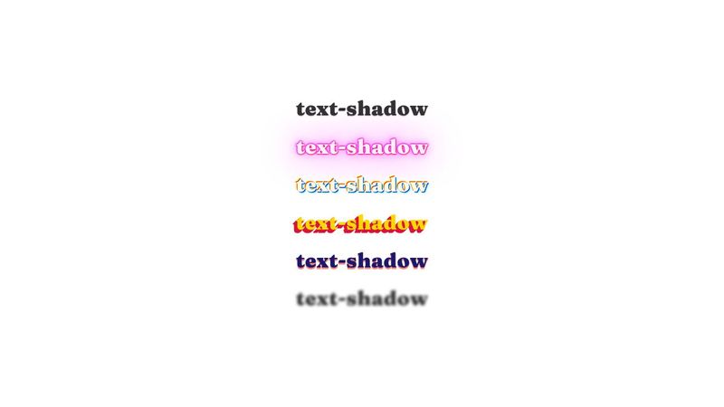 Text | text-shadow