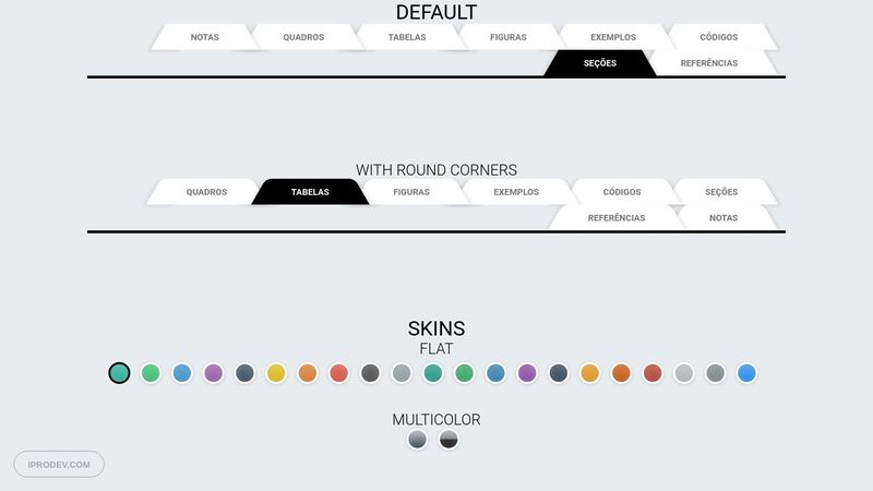 Modern Tabs Design with pure CSS - 001