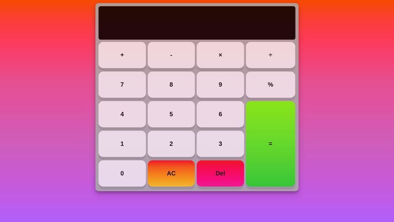 Simple javascript caculator