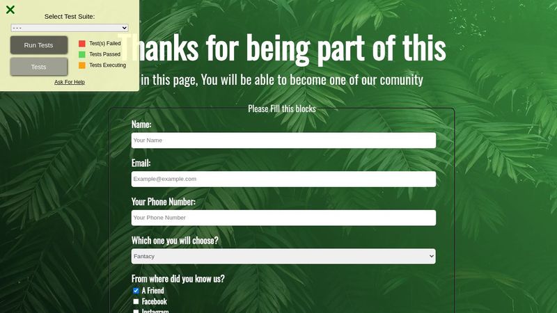 Native Html & CSS: Survey Form codecamp