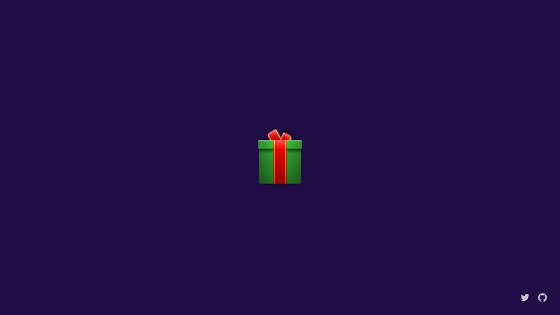 Pure CSS Gift Box (Single Div)