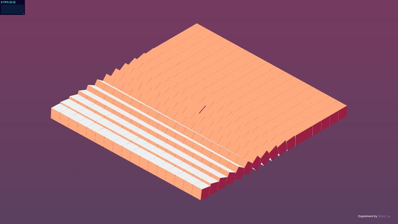 #Codevember 19 - Three js isometric cubes animation n°2